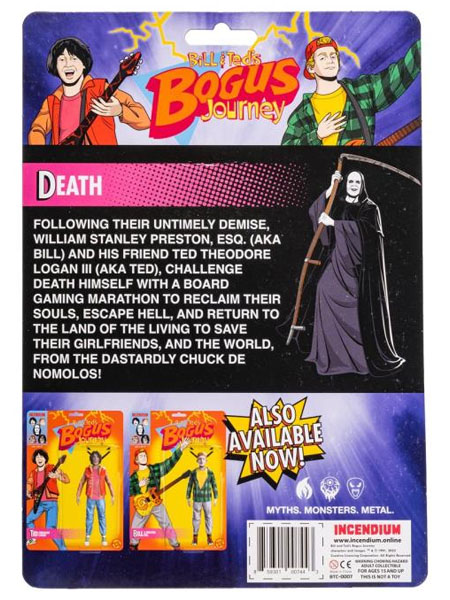 Incendium Bill and Teds Bogus Journey Death 5 Inch Action Figure